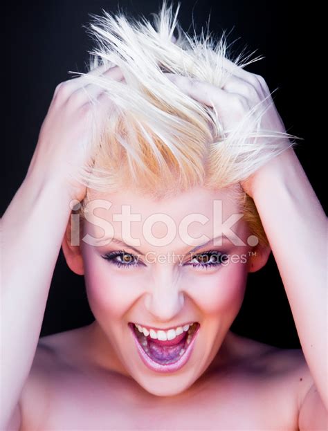 Screaming Woman Stock Photo Royalty Free Freeimages