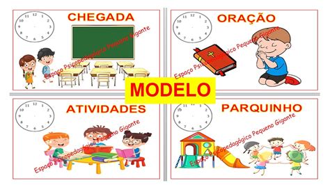 Aprender Sobre 52 Imagem Modelo De Rotina Educação Infantil Br