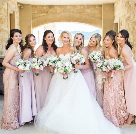 Brittany snow with the bridesmaids at Anna Camp's wedding Celebrity ...