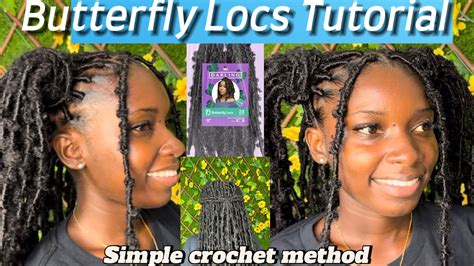 How To Do Butterfly Locs On Natural Hair Simple Crochet Butterfly Locs Tutorial On Black