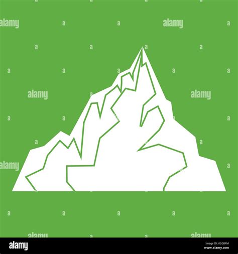 Iceberg icon green Stock Vector Image & Art - Alamy