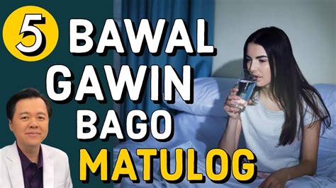 5 Bawal Gawin Bago Matulog Tips By Doc Willie Ong Internist And Cardiologist Youtube