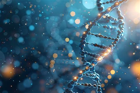 Estructura De La Mol Cula De Adn Concepto Cient Fico Foto Premium