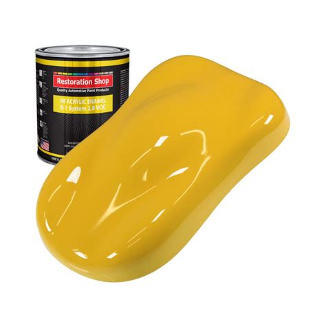 Buy Restoration Shop Quart Only Canary Yellow Acrylic Enamel Single