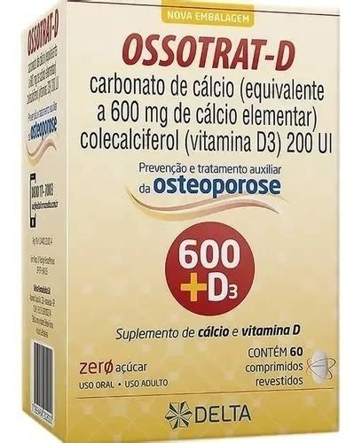 Ossotratd D Comprimidos C Lcio Vitamina D Zero A Ucar