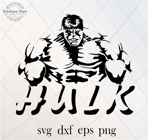 Hulk Svg Hulk Incroyable Hulk Cut File Marvel Svg Comics Etsy