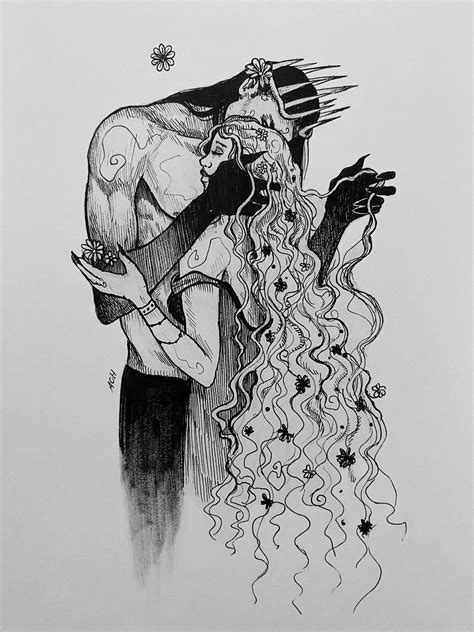 Hades Persephone Print Artmanee God Tattoos Dream Tattoos Tatoos