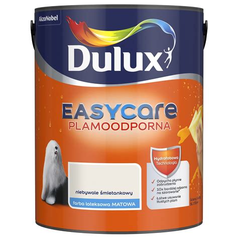 Farba Lateksowa Easycare Plamoodporna Niebywale Mietankowy L Dulux