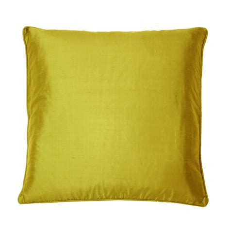 Silk Cushion By Kandola Olive Green Cushion Wallpaper Direct