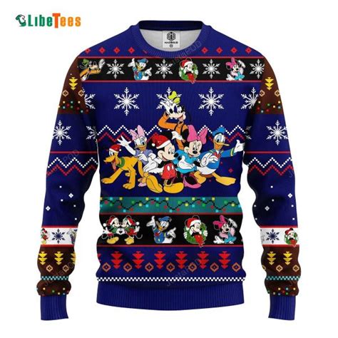 Mickey Mouse And Friends Disney Ugly Christmas Sweater Perfect Gifts