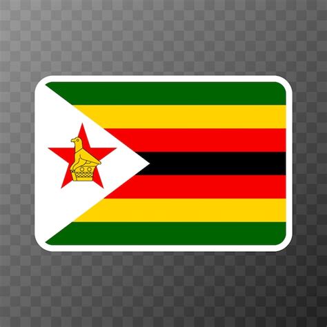 Premium Vector Zimbabwe Flag Official Colors And Proportion Vector