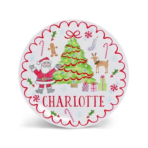 Christmas Plate Etsy