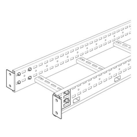 Swifts Extra Heavy Duty Hot Dip Galvanised Steel Cable Ladder 90 End