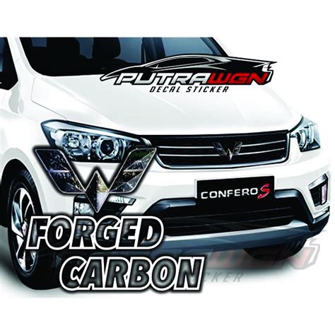 Jual STICKER LOGO WULING CONFERO S FORGED CARBON Shopee Indonesia