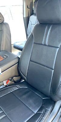 Clazzio Genuine Leather Black Seat Covers For Chevy Silverado