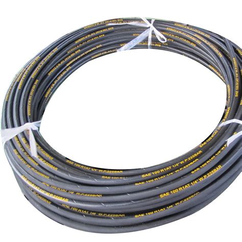 Customize Logo Wire Braided High Pressure NBR Flexible Rubber Hose 1sn