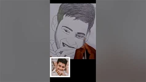 Mahesh Babu Realistic Drawing Step By Step Youtube