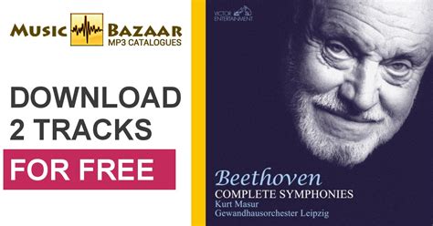 beethoven complete symphonies kurt masur gewandhausorchester