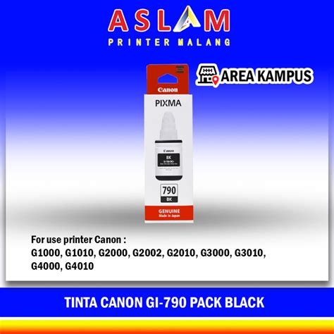 Jual Tinta Canon Gi Gi Black Original Ink Printer G