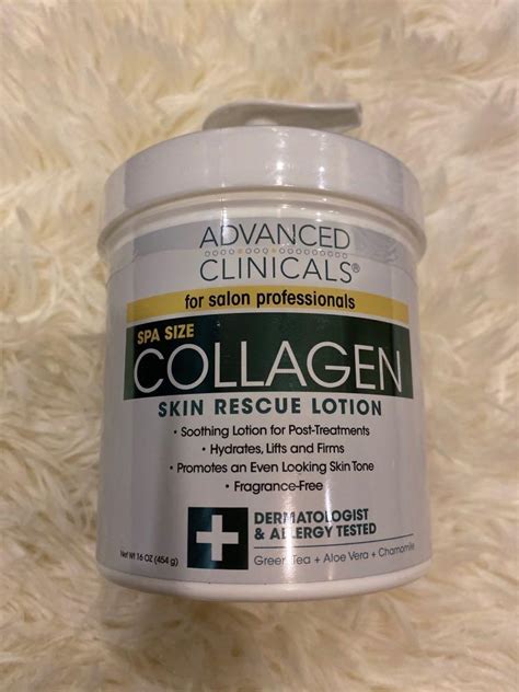 Advanced Clinicals Collagen Skin Rescue Lotion G Beauty Personal