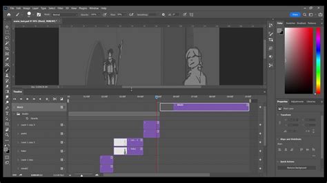 Using Photoshop Timeline Layers To Create Animatics Youtube