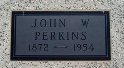 John Wesley Perkins 1872 1954 Mémorial Find a Grave