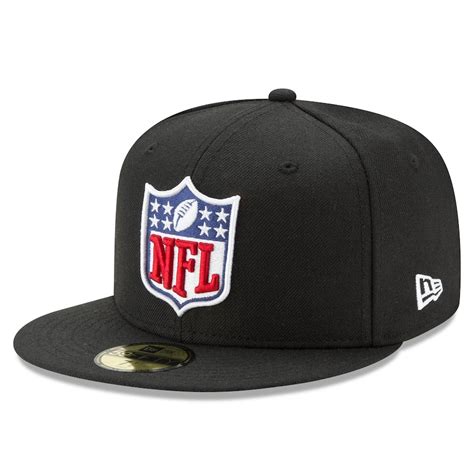 New Era NFL Shield Black Logo 59FIFTY Fitted Hat