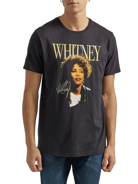 Find Your Perfect Lee Men's Whitney Houston Graphic Tee, Sizes S-3XL ...