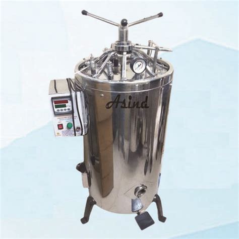 AUTOCLAVE VERTICAL STERILIZER TRIPLE WALLED Asian Scientific Industries