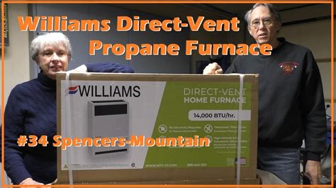 Williams Direct Vent Btu Propane Furnace For Off Grid Tiny