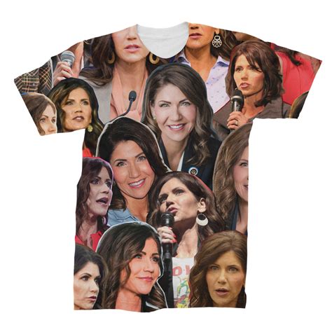 Kristi Noem Photo Collage T-Shirt - Subliworks