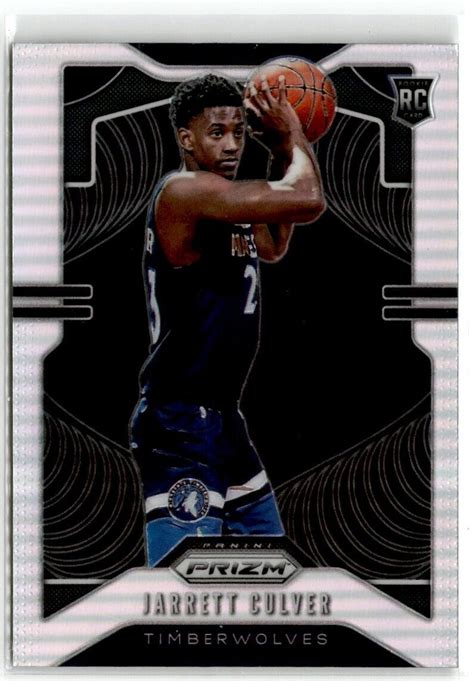 2019 20 Panini Prizm Silver Jarrett Culver 252 RC Minnesota