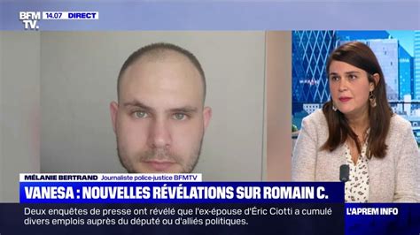 Meurtre De Vanesa Le Suspect Romain C A Reconnu Visionner