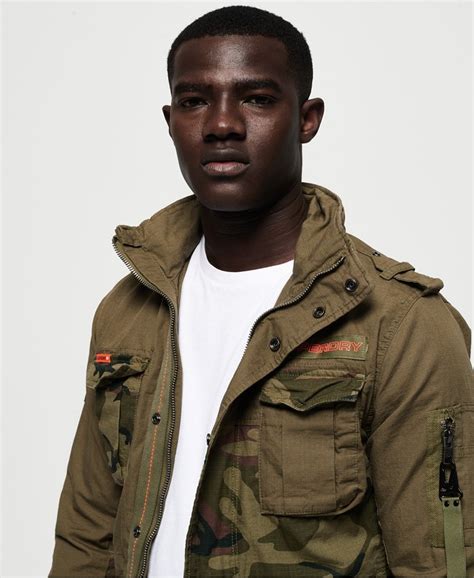 Mens Rookie Misprint Camo Jacket In Misprint Camo Superdry Uk