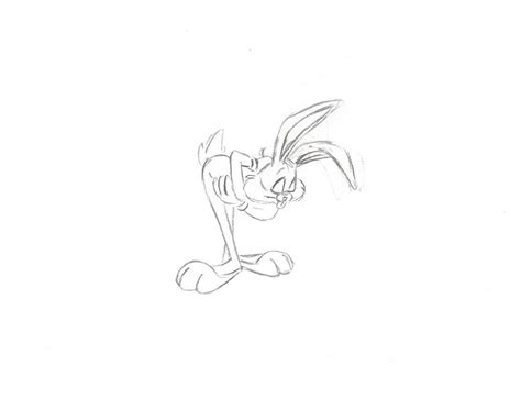 BUGS BUNNY Looney Tunes Animation KEY Cel Drawing Commercial Warner ...