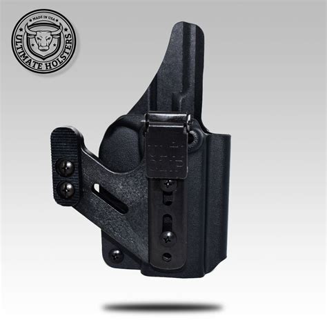 Minimalist Iwb Holster With Optional Beltless Ulticlip Attachment And