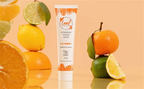 Gommage Visage Doux La Vitamine C De Leaf Cosm Tiques Un Coup De