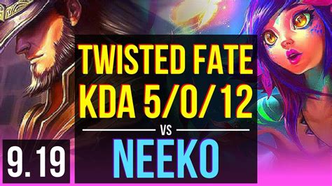 Twisted Fate Vs Neeko Mid 2 5m Mastery Points Rank 10 Twisted Fate