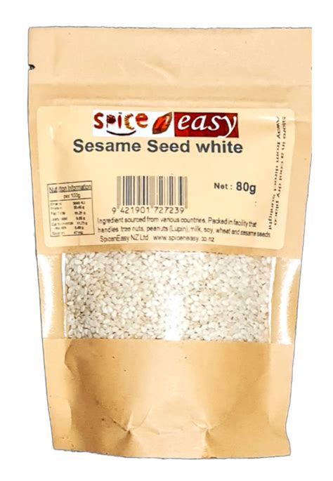 Buy Sesame Seed White New Zealand Spiceneasy