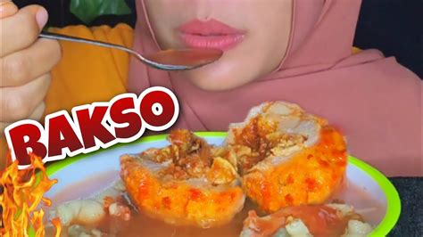 Pas Pedasnya Enak Asmr Bakso Abang Gerobak Pinggir Jalan Eating