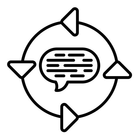 Feedback Loop Line Icon 14640274 Vector Art At Vecteezy