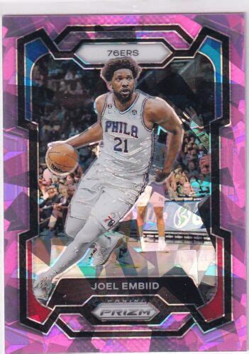 Panini Prizm Nba Basketball No Joel Embiid Pink Ice Prizm