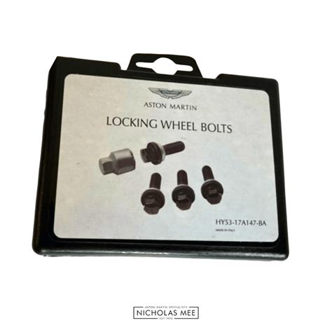 Locking Wheel Nut Bolts Aston Martin 2019 MY Aston Store