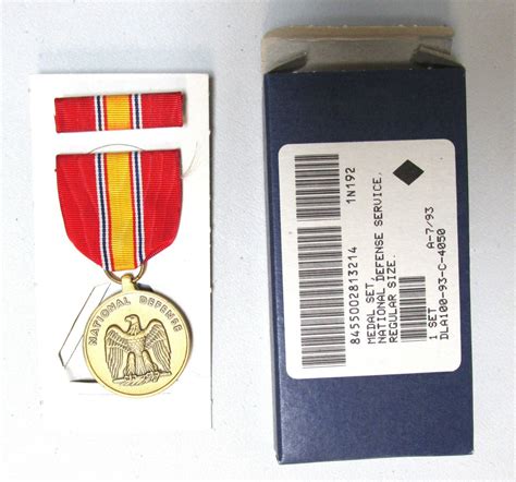 Authentic National Defense Medal & Ribbon Set - Genuine U.S. Military