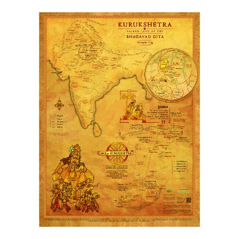 buy kurukshetra map  canvas canvas  regulard