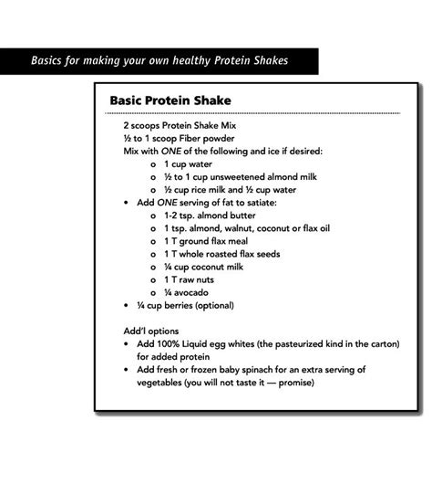 Basic Shake Protein Shake Mix Healthy Protein Shakes Basic Protein Shake