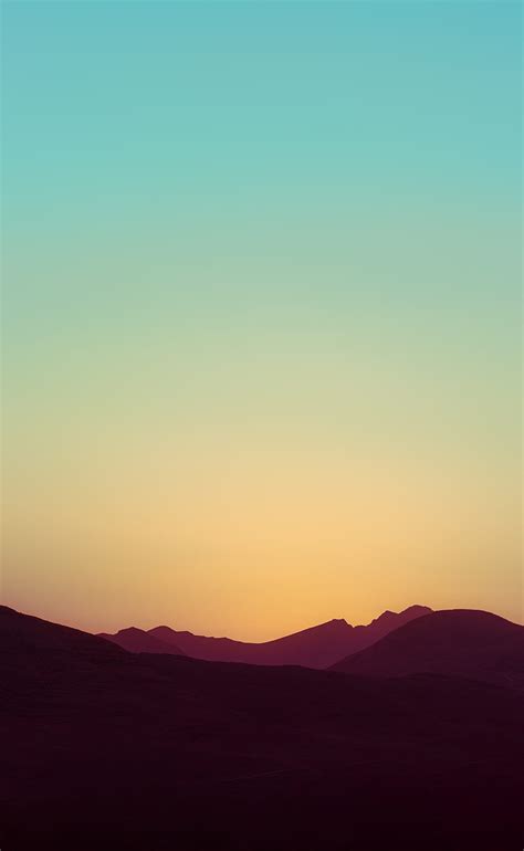 Hills Landform Sunset Sky Hd Phone Wallpaper Peakpx