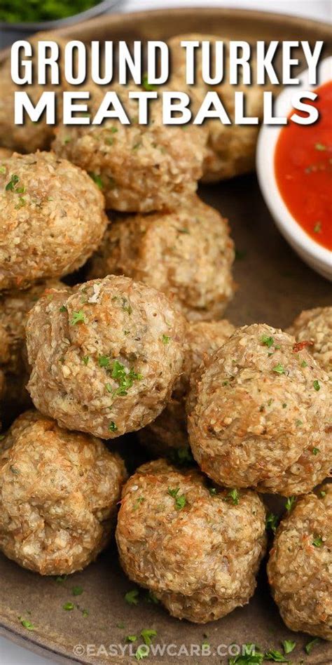 Juicy And Delicious Turkey Meatball Recipe Low Carb Easy To Make