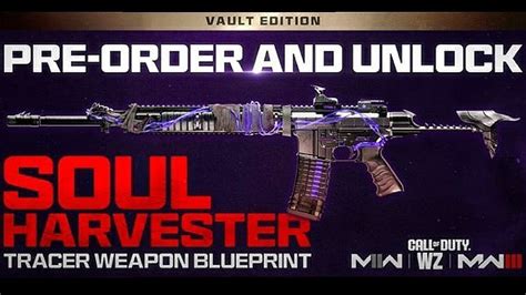 How To Get Free New Soul Harvester Tracer Weapon Blueprint MW3 Vault