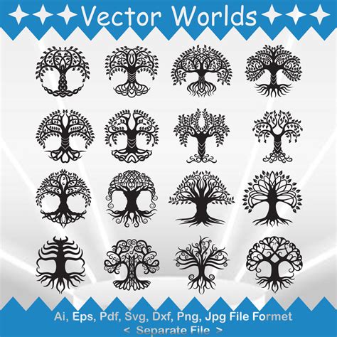 The Tree of Life Symbol SVG Vector Design. - MasterBundles